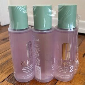 Clinique - Clinique Clarifying Lotion 2. New and sealed pack of 3.  6.7oz each